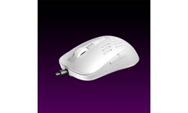 AVAX Vezetékes Egér - LW01 PAW3327 RGB Gamer, fehér
