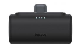 Baseus Compact 20W gyorstöltő powerbank, 5000mAh, Type-C csatlakozóval (P10068306113-00) fekete