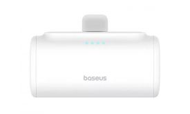 Baseus Compact 20W gyorstöltő powerbank, 5000mAh, Type-C csatlakozóval (P10068306213-00) fehér