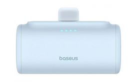 Baseus Compact 20W gyorstöltő powerbank, 5000mAh, iPhone csatlakozóval (P10068307313-00) kék