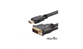 BlackBird BH1260 HDMI Átalakító Kábel Male to DVI 24+1 Male Két irányú, 2 m