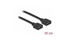 DELOCK kábel RGB csatlakozó 3 pin 5V RGB / ARGB LED világításhoz 30cm (86013)