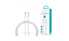 DEVIA USB TYPE-C - USB TYPE-C ADAT- ÉS TÖLTŐKÁBEL 1,5 M-ES VEZETÉKKEL - SMART SERIES 100W C TO C PD CABLE - 100W - FEHÉR (ST379536)