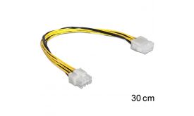 Delock Molex 4 pin apa > 4 x 2 pin ventilátor tápkábel (83343)