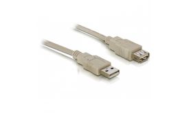 Delock USB 2.0 hosszabbító kábel A/A 3 m bézs (82240)