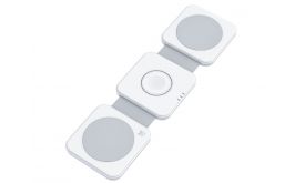 Dviced 3-in-1 foldable magnetic wireless charger, White (DV230006)