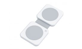 Dviced 2-in-1 foldable magnetic wireless charger, White (DV230007)