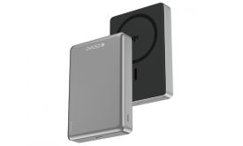 Dviced Qi2 Ultrathin MagSafe Power bank 10000mAh, Black/Grey (DV400009)