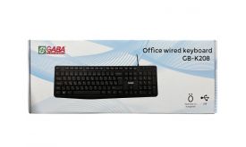 GABA GB-K208 Vezetékes billentyűzet, HU, Fekete (GB-K208)