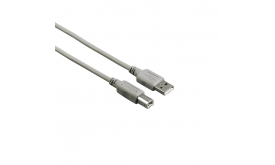 HAMA 200900, FIC ECO USB KÁBEL A-B1,5M, SZÜRKE