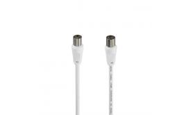 HAMA 205030, FIC ECO ANTENNAKÁBEL 75DB, FEHÉR 25DB/CSG 5,0M, FEHÉR