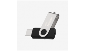 HIKSEMI Pendrive 4GB M200S "Rotary" USB 2.0, Szürke-Fekete, (HIKVISION) (HS-USB-M200S 4G)