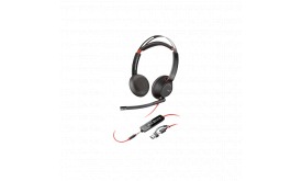 HP POLY fejhallgató Blackwire 5220 sztereó USB-C+3,5 mm-es csatlakozó+USB-C/USB-A adapter (Bulk) (8X231A6)