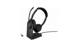 JABRA Fejhallgató - Evolve2 55 UC Stereo Bluetooth Vezeték Nélküli, Mikrofon + Töltő állomás (25599-989-989)
