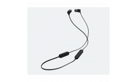 JBL T135BT BLK, vezeték nélküli fülhallgató, fekete, Bluetooth, 25 óra üzrmidő, JBL Pure Bass, kihangosítás (JBLT135BTBLK)