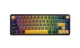 MARVO TITAN 65 vezeték nélküli gaming billentyűzet - Fekete - US /Banana Crystal Linear/ (KG984W)
