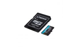 KINGSTON Memóriakártya MicroSDXC 512GB Canvas Go Plus Gen4 200R A2 U3 V30 + Adapter (SDCG4/512GB)