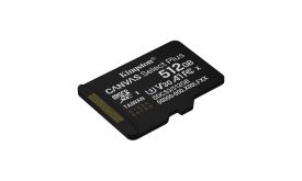 KINGSTON Memóriakártya MicroSDXC 512GB Canvas Select Plus Gen3 150R A1 Adaprer nélkül