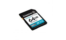 KINGSTON Memóriakártya SDXC 64GB Canvas Go Plus Gen4 200R C10 UHS-I U3 V30 (SDG4/64GB)