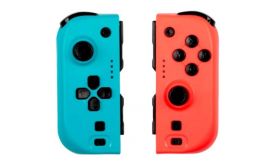KONIX -  Nintendo Switch Vezeték Nélküli kontroller, Kék-Piros (2-PACK) (KX-SW-JOYS-BL-RD)