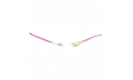 LINKEASY Duplex patch kábel  2 x SC/UPC + 2 x LC/UPC csatlakozóval, 3mm duplex core 50/125 OM4 LSZH, 1 m (FPC-LCU-SCU-OM4-1M-D)