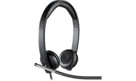 LOGITECH H650E sztereó Headset Mikrofonnal (981-000519) Fekete