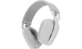 LOGITECH Zone Vibe 100 Bluetooth vezeték nélküli mikrofonos fejhallgató, Piszkosfehér (981-001219)