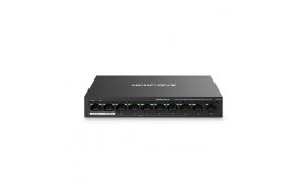 MERCUSYS Switch 10x100Mbps(8xPOE+), Fémházas Asztali, MS110P