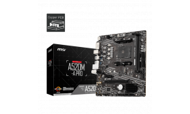 MSI Alaplap AM4 A520M-A PRO AMD A520, mATX