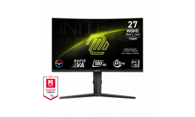 MSI MAG 275CQRF QD E2 27" WQHD Rapid VA Ívelt Gaming monitor (9S6-3CD04H-027)