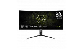 MSI Monitor GAMING MAG 342CQRF E20 Ívelt 34" UWQHD 3440x1440, 200Hz (9S6-3DB64H-089)