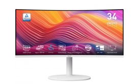 MSI Business Modern MD342CQPW 34" QHD VA ívelt monitor (9S6-3PC59H-012) fehér