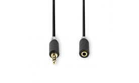 Nedis CABW22050AT20 sztereo audió kábel 3,5mm sztereo jack dugó - 3,5mm sztereo jack aljzat, 2 m