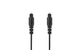 Nedis CAGL25000BK50 optikai audio kábel, TosLink dugó, hossz 5m