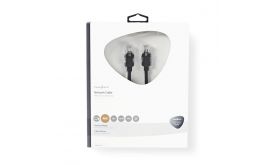 Nedis CCBW85100AT150 UTP Cat5e patch kábel, LSZH, RJ45, 10/100/1000 Mbit/s, hossz 15m, fekete