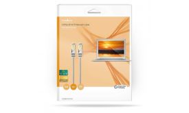 Nedis CCGB85121GY100  SF/UTP Cat5e patch kábel, RJ45, 10/100/1000 Mbit/s, hossz 10m