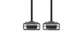 Nedis CCGL32001BK20 DVI-D 24+1p kábel, 2560x1600, hossz 2m