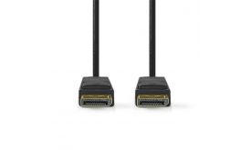 Nedis CCGL37010BK20 Displayport kábel 4K@60Hz, aranyozott csatlakozók, 2m