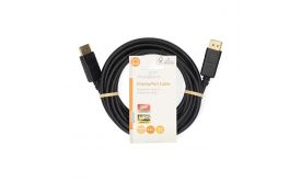 Nedis CCGL37010BK30 Displayport kábel 4K@60Hz, aranyozott csatlakozók, 3m