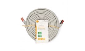 Nedis CCGL85220GY150 UTP / FTP Cat6 patch kábel, RJ45 aranyozott érintkezők, 10/100/1000 Mbit/s, hossz 15m
