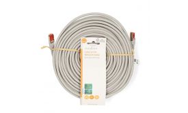 Nedis CCGL85220GY300 UTP / FTP Cat6 patch kábel, RJ45 aranyozott érintkezők, 10/100/1000 Mbit/s, hossz: 30m