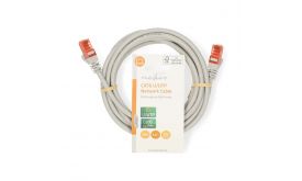 Nedis CCGL85230GY30 UTP Cat6 patch kábel, RJ45 aranyozott érintkezők, hossz 3m