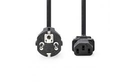 Nedis CEGL10030BK30 táp kábel IEC-320-C13, 3 x 1mm, hossz 3m