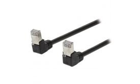 Nedis Valueline VLCP85127B30  SF/UTP Cat5e patch kábel, RJ45, 10/100/1000 Mbit/s, hossz 3m, fekete