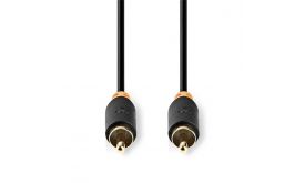 Nedis digitális koax kábel, 2 x aranyozott RCA, hossz 2m, CABW24170AT20