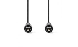 Nedis optikai audió kábel, TosLink dugó, hossz 1m, CAGL25000BK10