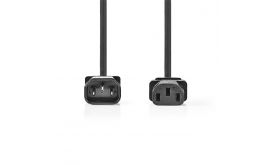 Nedis táp kábel IEC-320-C14 - IEC-320-C13, 2m (CEGL10500BK20)