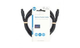 Nedis optikai audió kábel, TosLink dugó, 2m (CAGL25000BK20)