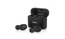Niceboy HIVE Podsie Wireless Bluetooth Fülhallgató Hordozóval (HIVE-PODSIE) Fekete
