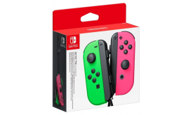 Nintendo Switch Joy-Con Kontrollercsomag (Neon Zöld/Neon Pink)